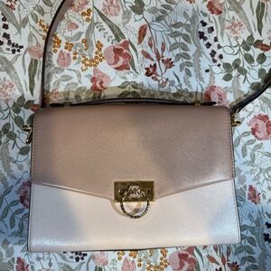 Michael Kors Hendrix Two Tone Leather Bag